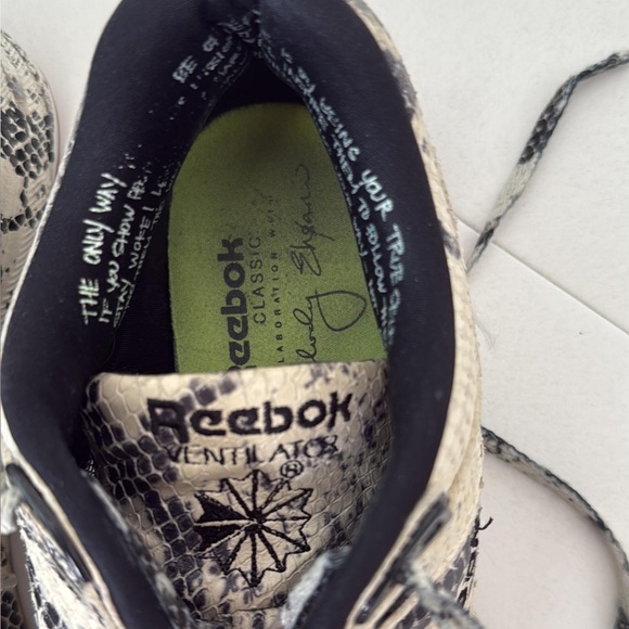 Reebok Black and White Patterned Sneakers - Picture 2 of 5